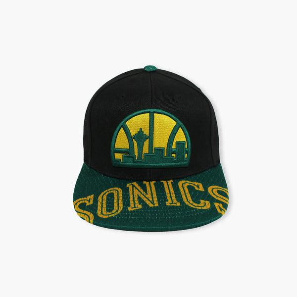 Seattle SuperSonics NBA Snapshot Skyline Snapback Hat