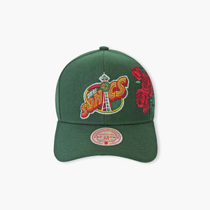 Seattle SuperSonics Roses Pro Crown Hat