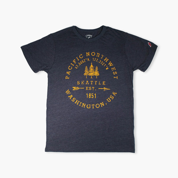 Seattle Broken Arrow Heather Navy T-Shirt