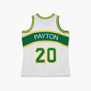 Seattle SuperSonics Gary Payton 1994 White Swingman Jersey