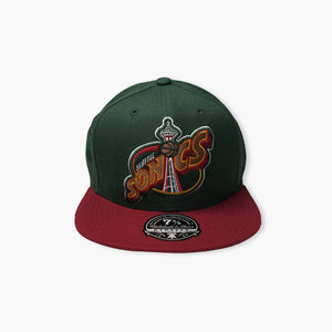 Seattle SuperSonics Two-Tone 1996 Logo Fitted Hat