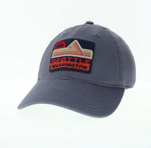 Seattle Relaxed Twill Box View Slate Blue Adjustable Hat