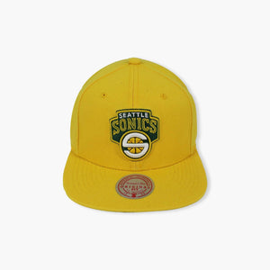 Seattle SuperSonics Yellow "S" Logo Snapback