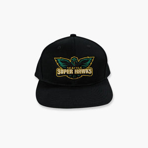 Seattle Superhawks Black Snapback