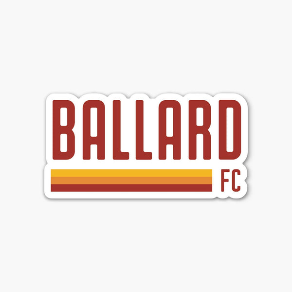 Ballard FC Wordmark Sticker