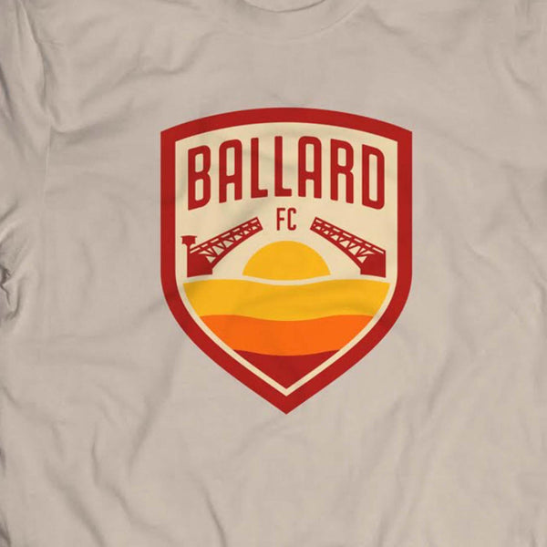 Ballard FC Primary Logo Cream T-Shirt