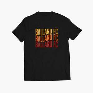 Ballard FC Banner Black T-Shirt