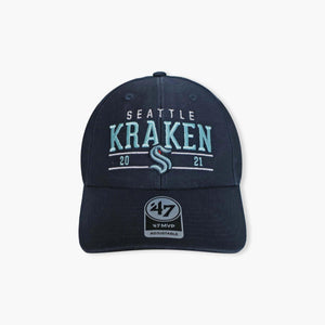Seattle Kraken Navy Center Line MVP Adjustable Hat