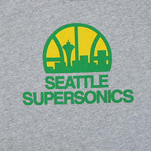 Seattle Supersonics Grey Skyline Youth T-Shirt