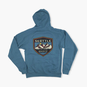 Trumer Mountain Pine Teal Hoodie
