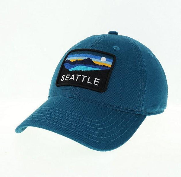 Seattle Relaxed Twill Horizon Marine Blue Adjustable Hat