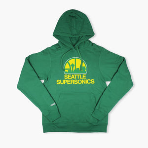 Seattle SuperSonics Green Skyline Logo Hoodie