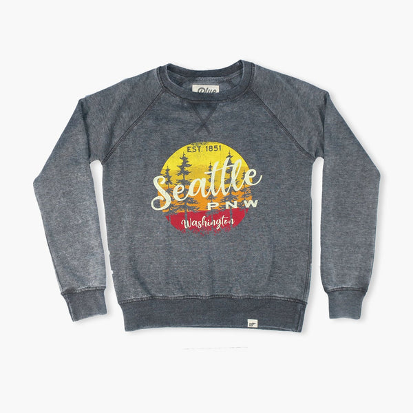 Bronzer Pines Seattle Womens Crewneck