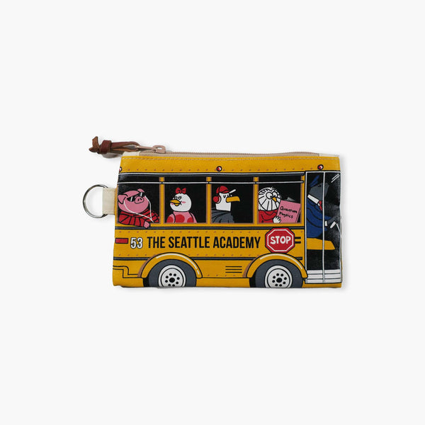 Chalo Seattle School Bus Mini Pouch