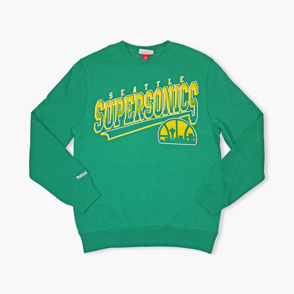 Seattle SuperSonics Green Throwback Crewneck