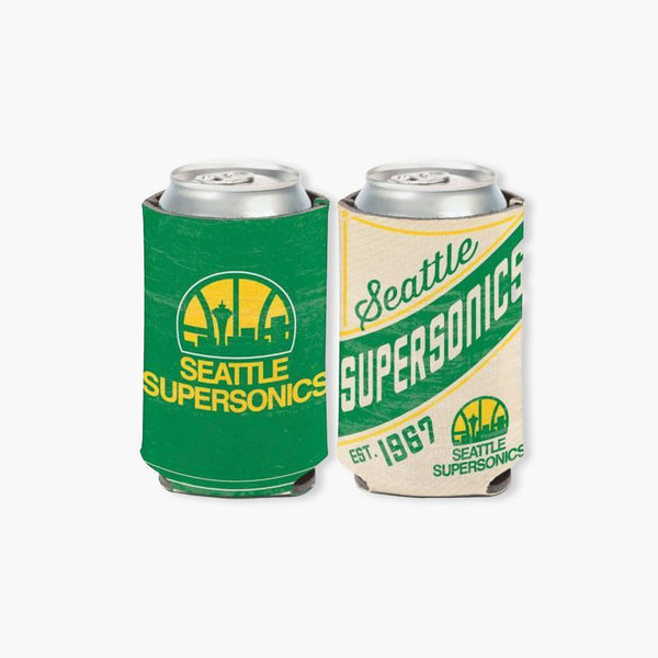 Seattle Supersonics Hardwoods 12oz Can Cooler