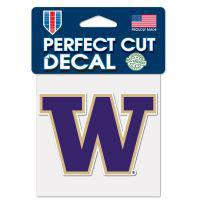 Washington Huskies 4x4 Perfect Cut Primary Logo Decal