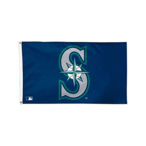 Seattle Mariners Compass Logo Deluxe 3' x 5' Flag