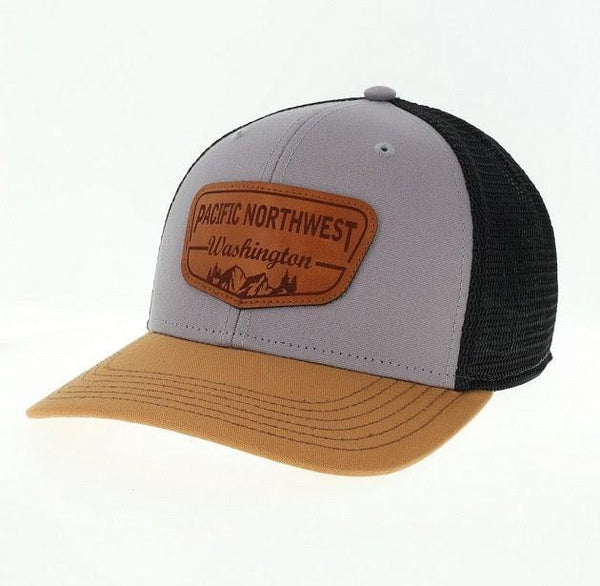 PNW Patch Grey/Caramel Snapback Hat