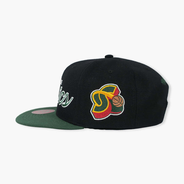 Seattle SuperSonics Black Specialty Script Snapback