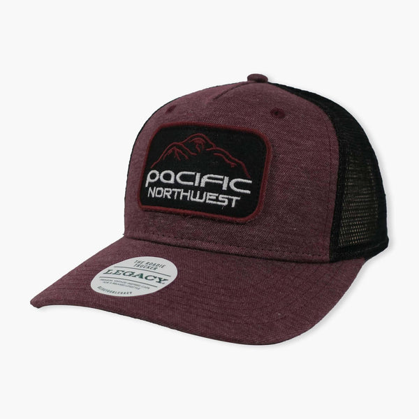 PNW Roadie Burgundy/Black Trucker Hat