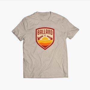 Ballard FC Primary Logo Cream T-Shirt
