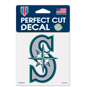 Seattle Mariners Primary Logo 4"x4" Decal
