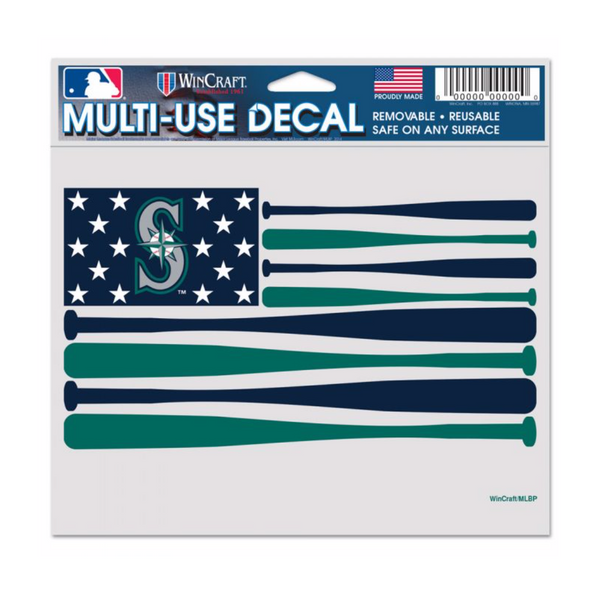 Seattle Mariners Bats 5" x 6" Decal