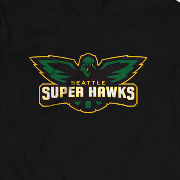 Seattle Superhawks Black T-Shirt