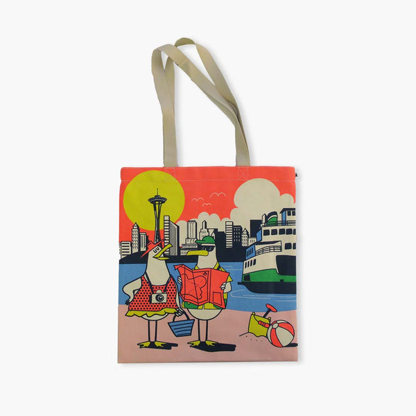 Chalo Seattle Seagull Tourist Simple Tote