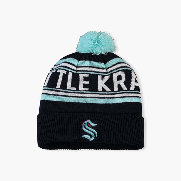 Seattle Kraken Wordmark Jacquard Youth Cuff Knit