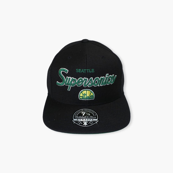 Seattle SuperSonics Foundation Script Fitted Hat