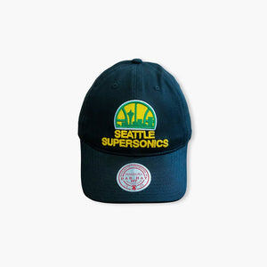 Seattle SuperSonics Original Black Skyline Dad Hat