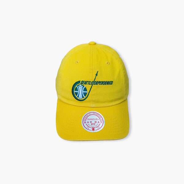Seattle SuperSonics Original Yellow Rocket Ship Dad Hat