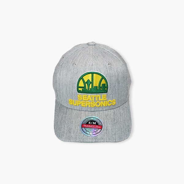 Seattle SuperSonics Team Heather Skyline FlexFit Hat – Simply Seattle