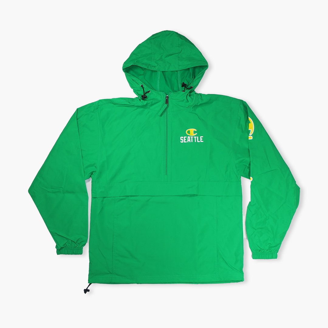Kelly green deals windbreaker