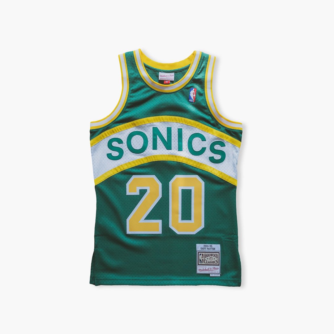 Vintage Seattle SuperSonics Gary Payton Champion Basketball Jersey