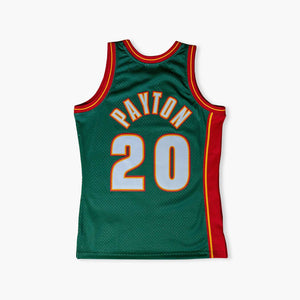 Seattle SuperSonics Gary Payton 1996 Green Swingman Jersey