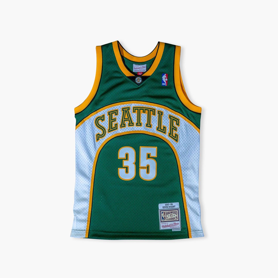 Mitchell & Ness Men's Kevin Durant Green Seattle SuperSonics