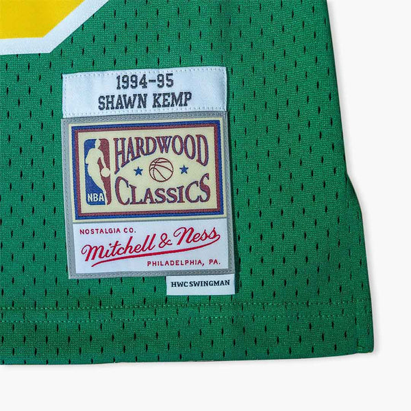 Shawn Kemp Seattle Supersonics Hardwood Classics Throwback NBA