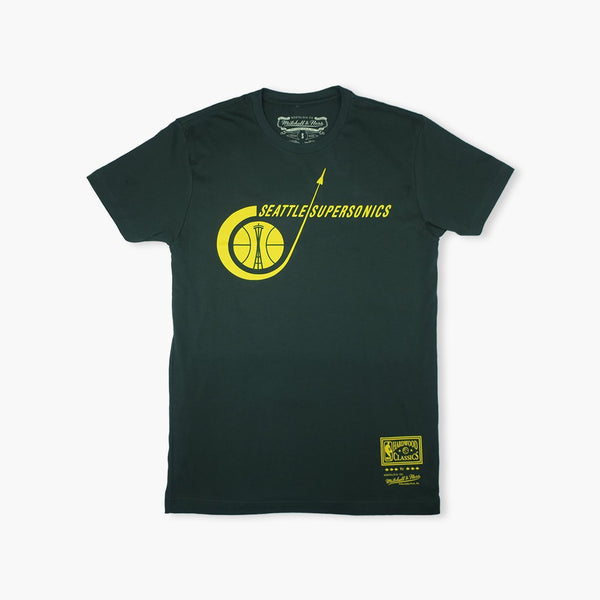 Seattle SuperSonics Dark Green Rocket Ship Premium T-Shirt